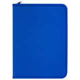 Папка объемная на молнии пластиковая на 4 кольцах, 35 мм, А4, BRAUBERG PIXEL, темно-синяя, 0,7 мм, 273080