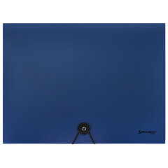 Папка-короб на резинках СИНЯЯ, А4, BRAUBERG, 40 мм, 0,8 мм, 273081