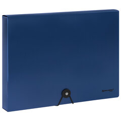 Изображение товара Папка-короб на резинках BRAUBERG А4 синий