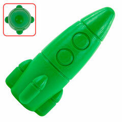 Восковые мелки фигурные BRAUBERG KIDS &laquo;РАКЕТА&raquo;, НАБОР 24 цвета + НАКЛЕЙКИ В ПОДАРОК, 273083