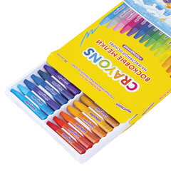 Восковые мелки утолщенные на масляной основе ЮНЛАНДИЯ &laquo;ДОМИКИ&raquo;, 36 цветов, 273092