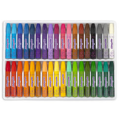 Восковые мелки утолщенные на масляной основе ЮНЛАНДИЯ &laquo;ДОМИКИ&raquo;, 36 цветов, 273092