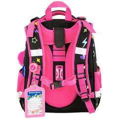 Ранец BRAUBERG PREMIUM, 2 отделения, с брелоком, &laquo;Headphones&raquo;, велюровая нашивка, 38&times;29&times;16 см, 273100