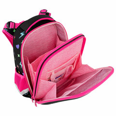 Ранец BRAUBERG PREMIUM, 2 отделения, с брелоком, &laquo;Headphones&raquo;, велюровая нашивка, 38&times;29&times;16 см, 273100