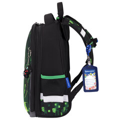 Ранец BRAUBERG PREMIUM, 2 отделения, с брелоком, &laquo;Digital spider&raquo;, LED-ЛАМПОЧКИ, 38&times;29&times;16 см, 273101