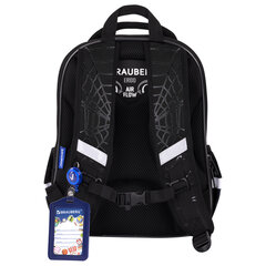 Ранец BRAUBERG QUADRO, 3 отделения, с брелком, Fire spider, 37&times;28&times;18 см, 273106