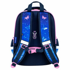 Ранец BRAUBERG FIT, 2 отделения, Night watcher, СВЕТЯЩИЙСЯ, 38&times;27&times;14 см, 273108