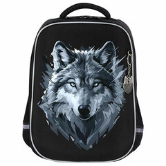 Ранец BRAUBERG LIGHT, 1 отделение, с брелком, Gray wolf, 36&times;26&times;13 см, 273111