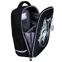 Ранец BRAUBERG LIGHT, 1 отделение, с брелком, Gray wolf, 36&times;26&times;13 см, 273111