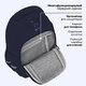 Рюкзак BRAUBERG INTENT, 2 отделения, 4 кармана, "Темно-синий", 39х27х14 см, 273113