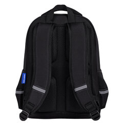 Рюкзак BRAUBERG SOFT, 2 отделения, 3 кармана, &laquo;Dark night&raquo;, СВЕТООТРАЖАЮЩИЙ ПРИНТ, 40&times;31&times;15 см, 273119