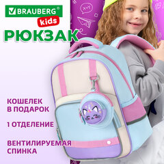 Рюкзак BRAUBERG KIDS MODE с кошельком в комплекте, 1 отделение, "Little sweetie", 39х28x15 см, 273125