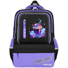 Рюкзак BRAUBERG STAR, 1 отделение, 5 карманов, &laquo;Spaceshake&raquo;, черный, 40&times;29&times;13 см, 273131