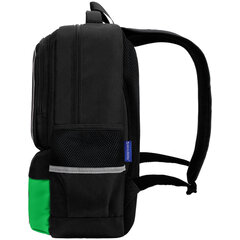 Рюкзак BRAUBERG STAR, 1 отделение, 5 карманов, &laquo;Digital tools&raquo;, черный, 40&times;29&times;13 см, 273133