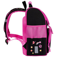 Ранец ПИФАГОР BASIC, 1 отделение, 3 кармана, эргономичная спинка, &laquo;Dark kitten&raquo;, 35&times;28&times;18 см, 273134