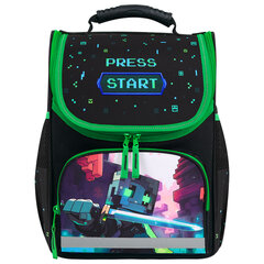 Ранец ПИФАГОР BASIC, 1 отделение, 3 кармана, эргономичная спинка, &laquo;Sharp sword&raquo;, 35&times;28&times;18 см, 273138