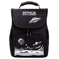 Ранец ПИФАГОР BASIC, 1 отделение, 3 кармана, эргономичная спинка, &laquo;Space invader&raquo;, 35&times;28&times;18 см, 273140