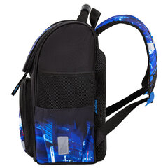 Ранец ПИФАГОР BASIC, 1 отделение, 3 кармана, эргономичная спинка, &laquo;Speed rusher&raquo;, 35&times;28&times;18 см, 273141