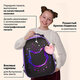 Ранец BRAUBERG SHINY, 2 отделения, с брелоком, "Милая мордочка", 38х28х14 см, 273142