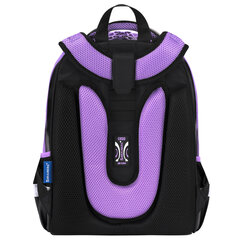 Ранец BRAUBERG SHINY, 2 отделения, с брелком, Pretty face, 38&times;28&times;14 см, 273142