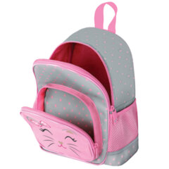 Рюкзак BRAUBERG KIDS PLAY детский, 1 отделение, 3 кармана, &laquo;Очаровательный кот&raquo;, 29&times;23&times;12 см, 273148