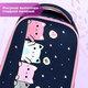 Ранец BRAUBERG KIDS START, 1 отделение, 2 кармана, "Четыре котика", 35х26х13 см, 273150