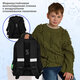 Ранец BRAUBERG KIDS START, 1 отделение, 2 кармана, "Темная машина", 35х26х13 см, 273151