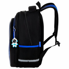 Рюкзак BRAUBERG OPTIMA, 2 отделения, с брелоком, &laquo;Brave astronaut&raquo;, 3D-панель, 36&times;27&times;18 см, 273159