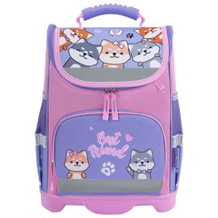 Ранец ЮНЛАНДИЯ WISE, 1 отделение, 3 кармана, устойчивое дно, Best fellows, 37&times;29&times;15 см, 273161