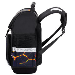 Ранец ЮНЛАНДИЯ WISE, 1 отделение, 3 кармана, устойчивое дно, Volcano split, 37&times;29&times;15 см, 273162