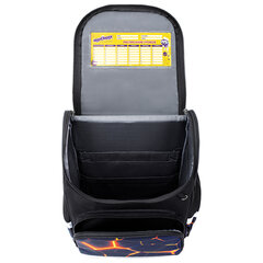 Ранец ЮНЛАНДИЯ WISE, 1 отделение, 3 кармана, устойчивое дно, Volcano split, 37&times;29&times;15 см, 273162