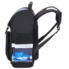 Ранец ЮНЛАНДИЯ WISE, 1 отделение, 3 кармана, устойчивое дно, Space driver, 37&times;29&times;15 см, 273163