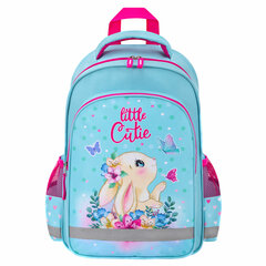 Рюкзак ПИФАГОР SCHOOL, 1 отделение, 3 кармана, &laquo;Pretty bunny&raquo;, 38&times;28&times;14 см, 273168