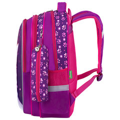 Рюкзак BRAUBERG KIDS MIND с пеналом в комплекте, 2 отделения, &laquo;Humble Cat&raquo;, 40&times;28&times;18 см, 273176