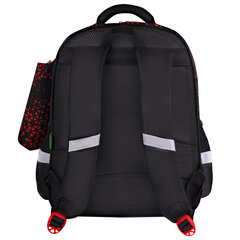 Рюкзак BRAUBERG KIDS MIND с пеналом в комплекте, 2 отделения, &laquo;Fiery Road&raquo;, 40&times;28&times;18 см, 273177