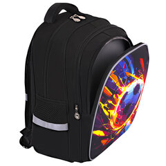 Рюкзак BRAUBERG KIDS MIND с пеналом в комплекте, 2 отделения, &laquo;Football&raquo;, 40&times;28&times;18 см, 273178