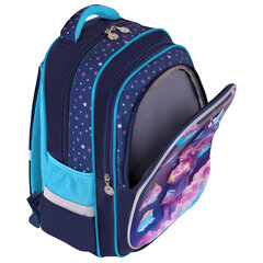 Рюкзак BRAUBERG KIDS FLOSSY, 2 отделения, 3 кармана, &laquo;Sky girl&raquo;, 3D-панель, 40&times;28&times;18 см, 273179