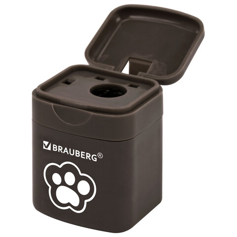 Точилка кросс-серия "МИЛЫЕ КОТЫ", с контейнером, корпус ассорти, BRAUBERG, 273226