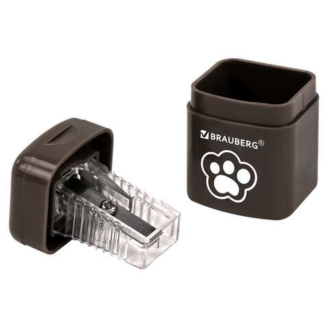 Точилка кросс-серия "МИЛЫЕ КОТЫ", с контейнером, корпус ассорти, BRAUBERG, 273226