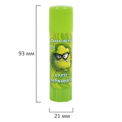 Клей-карандаш 15 г, кросс-серия МОНСТРИКИ, ассорти, BRAUBERG, 273237