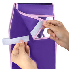 Кармашки-органайзер в шкафчик для детского сада BRAUBERG KIDS, крепление на липучке, наклейки-подсказки, 24&times;88 см, &laquo;Unipony&raquo;, 273284