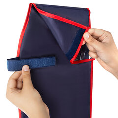 Кармашки-органайзер в шкафчик для детского сада BRAUBERG KIDS, крепление на липучке, наклейки-подсказки, 24&times;88 см, &laquo;Tiger&raquo;, 273285