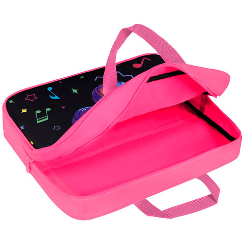 Папка на молнии с ручками BRAUBERG А4, 1 отделение, полиэстер, 80 мм, "Headphones", 273302 - фото 6