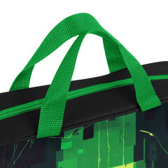 Папка на молнии с ручками BRAUBERG А4, 1 отделение, полиэстер, 80 мм, &laquo;Digital spider&raquo;, 273303