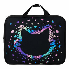 Папка на молнии с ручками BRAUBERG А4, 1 отделение, полиэстер, 80 мм, &laquo;Pretty face&raquo;, 273307