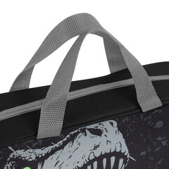 Папка на молнии с ручками BRAUBERG А4, 1 отделение, полиэстер, 80 мм, &laquo;Scary dino&raquo;, 273308