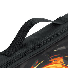 Папка на молнии с ручками BRAUBERG KIDS А4, 1 отделение, регулируемый плечевой ремень, 60 мм, &laquo;Лава-мяч&raquo;, 273318