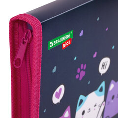 Папка для тетрадей BRAUBERG KIDS А5, 1 отделение, пластик, молния вокруг, &laquo;Anti-gravity&raquo;, 273323