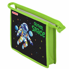 Папка для тетрадей ПИФАГОР А5, 1 отделение, пластик, на молнии, &laquo;Outer space&raquo;, 273330