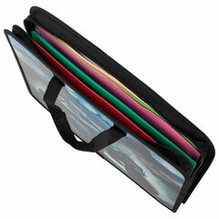 Папка на молнии с ручками ЮНЛАНДИЯ А4, 1 отделение, пластик, ширина 45 мм, &laquo;Space driver&raquo;, 273360